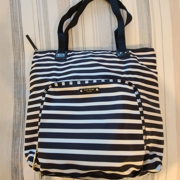 Kate Spade striped foldable tote bag - Picture 5 of 6
